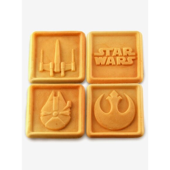 Star Wars Waffle Maker Black & Grey LSW-281 120V-60Hz 1200W - Picture 2 of 6
